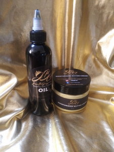 Healthy Hair & Scalp Oil and Moisturizing Butter Cream